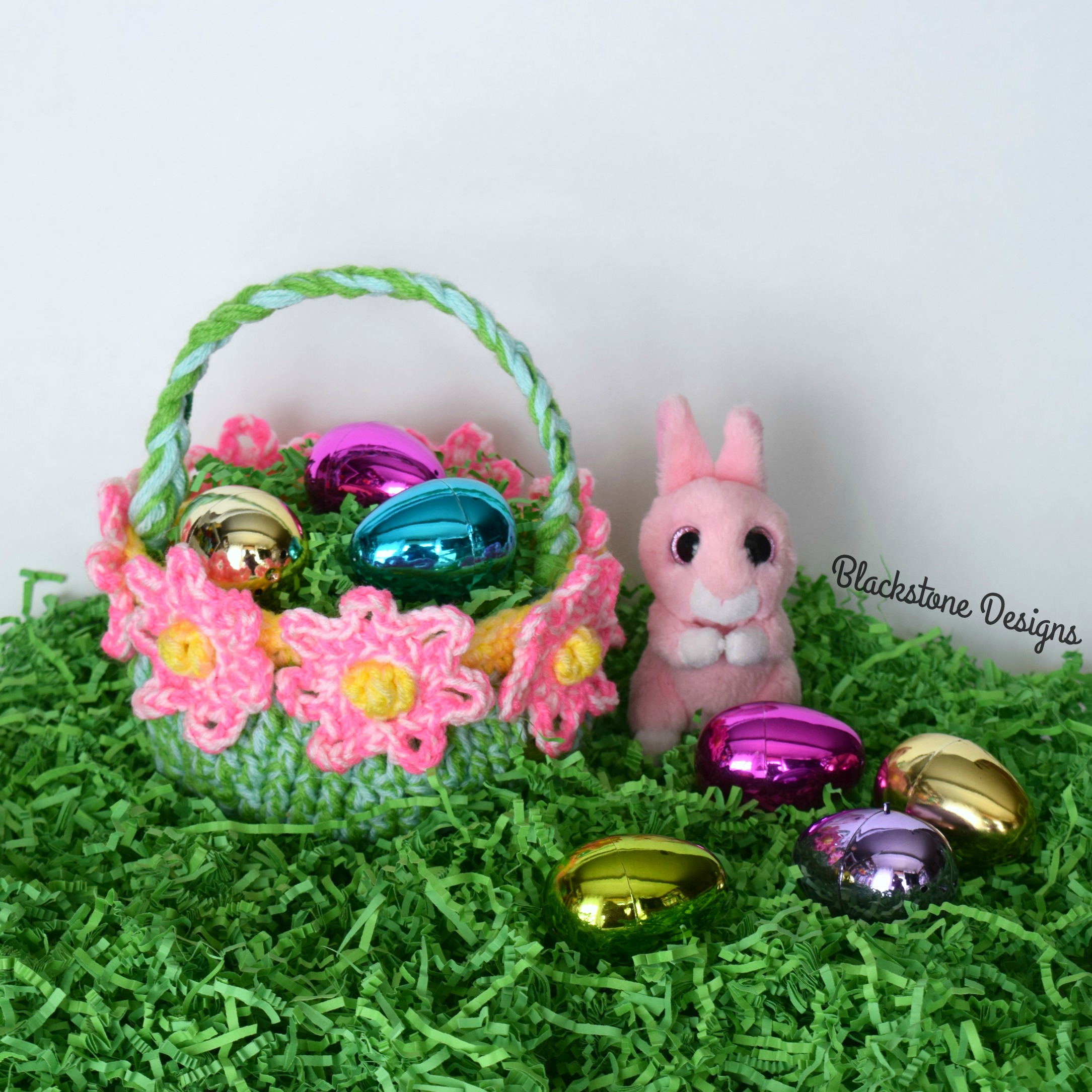 Blooming Easter Basket Crochet Pattern