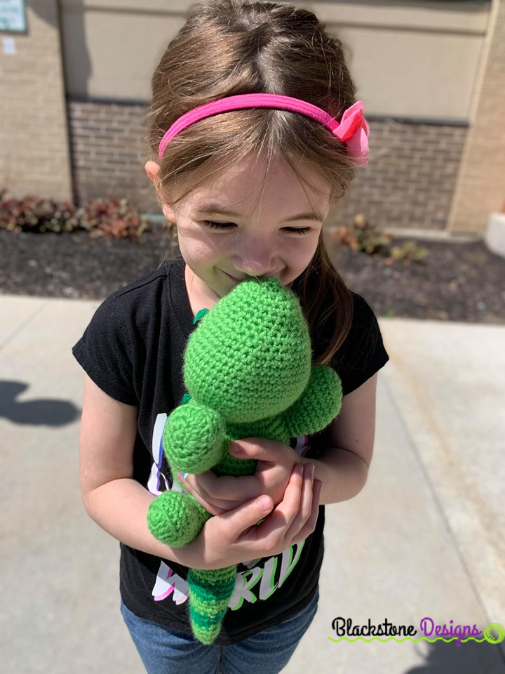 Crocheted Iguana from Crochet Cute Critters book