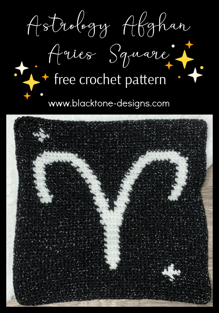 Aries Crochet Pattern, Crochet Astrology