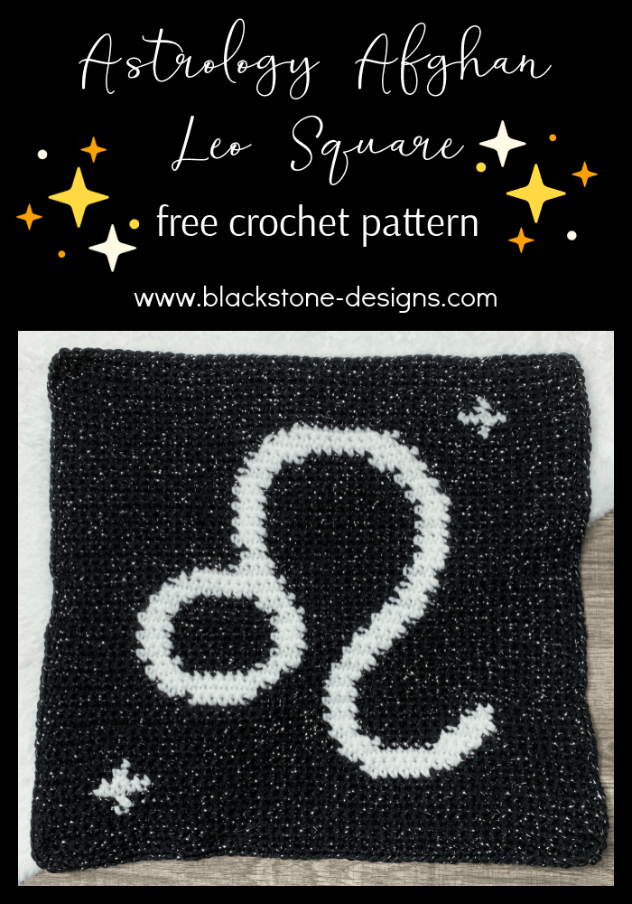 Leo Crochet Pattern, Crochet Astrology Patterns