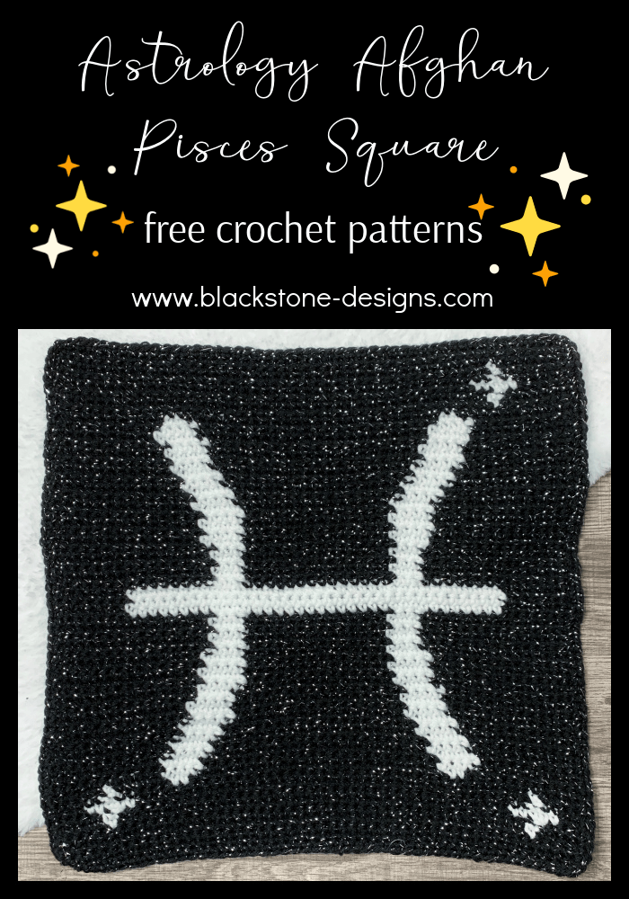 Pisces Crochet Pattern, Crochet Astrology