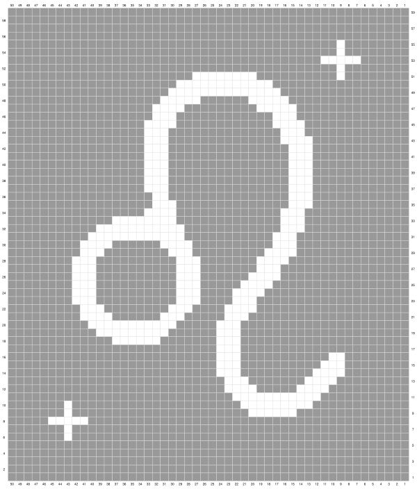 Astrology Afghan Leo Square, Crochet Leo Patterns