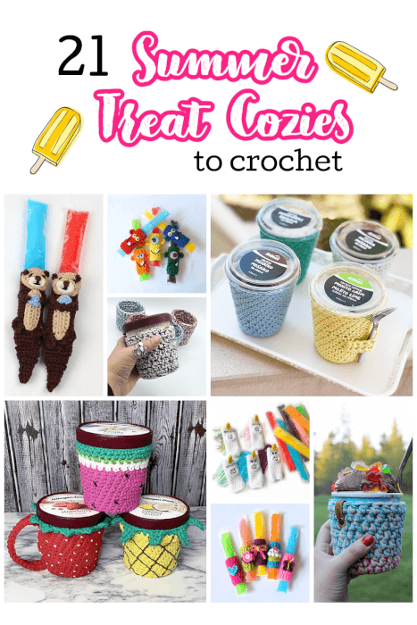 Crochet Ice Cream Cozy Crochet Patterns graphic