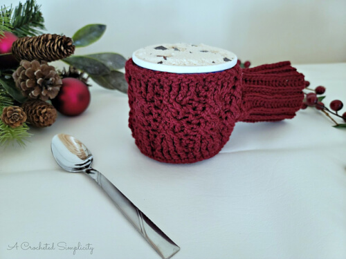 Cabled Ice Cream Cozy - ice cream cozies - ice cream pint sleeve - summer treat cozies
