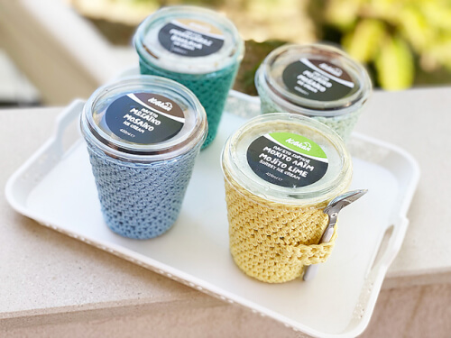 Ice Cream Cozy - ice cream cozies - ice cream pint sleeve - summer treat cozies