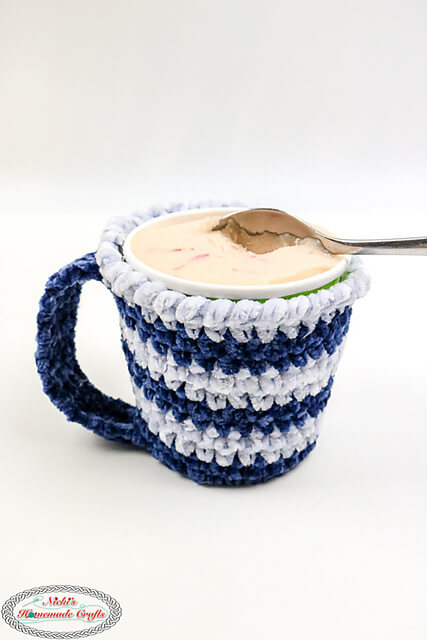 Velvet Ice Cream Cozy - ice cream cozies - ice cream pint sleeve - summer treat cozies