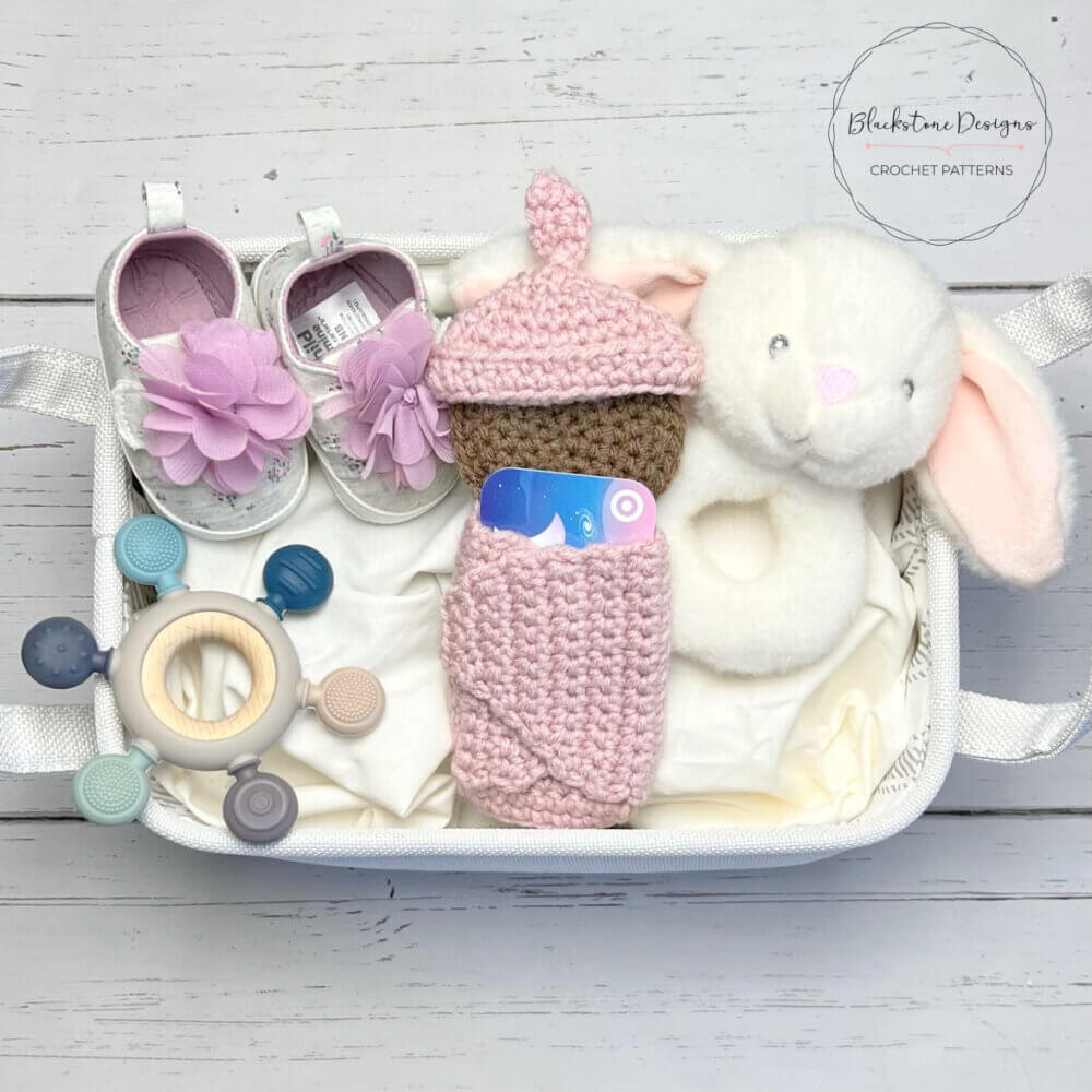 New Baby Gift Card Holder crochet pattern gift card holder baby's first christmas