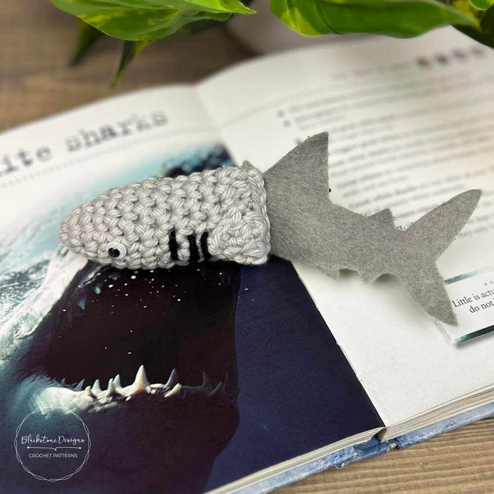 Great White Shark Bookmark Crochet Pattern