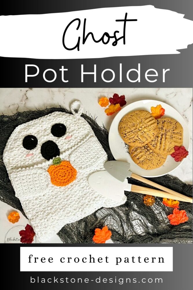 Crochet Ghost Pot Holder Pattern