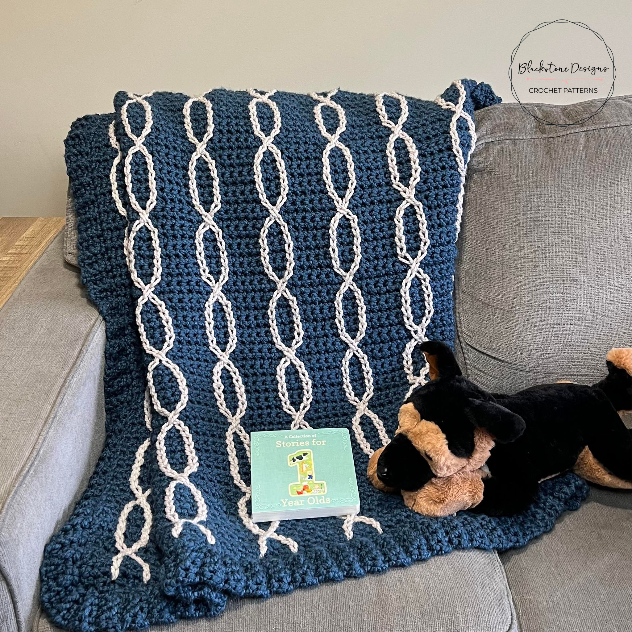 Easy Crochet Blanket free pattern