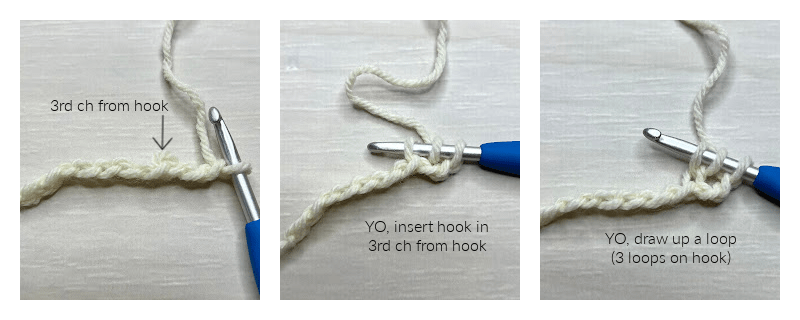 Crochet Forked Cluster Stitch Tutorial