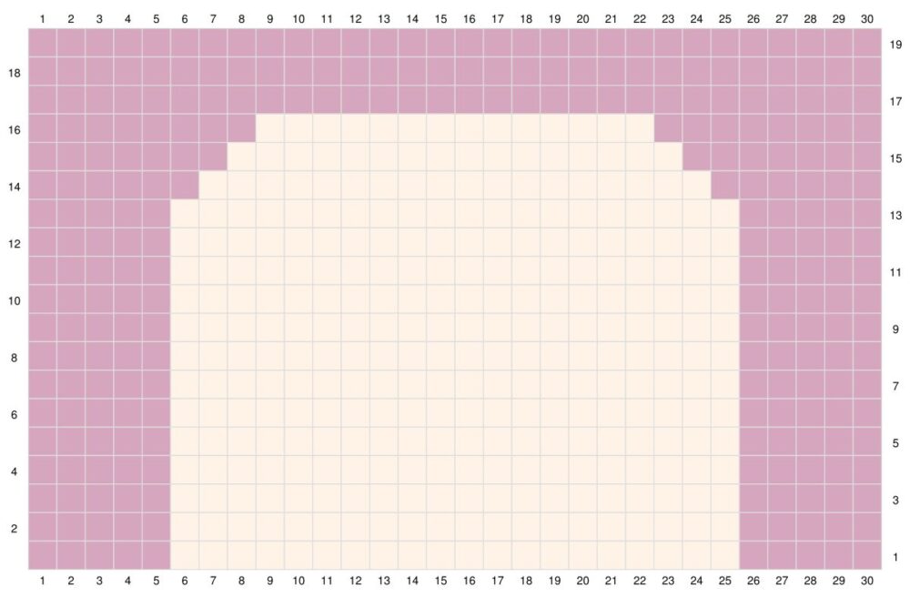 Crochet Axolotl Pillow book pocket stitch chart