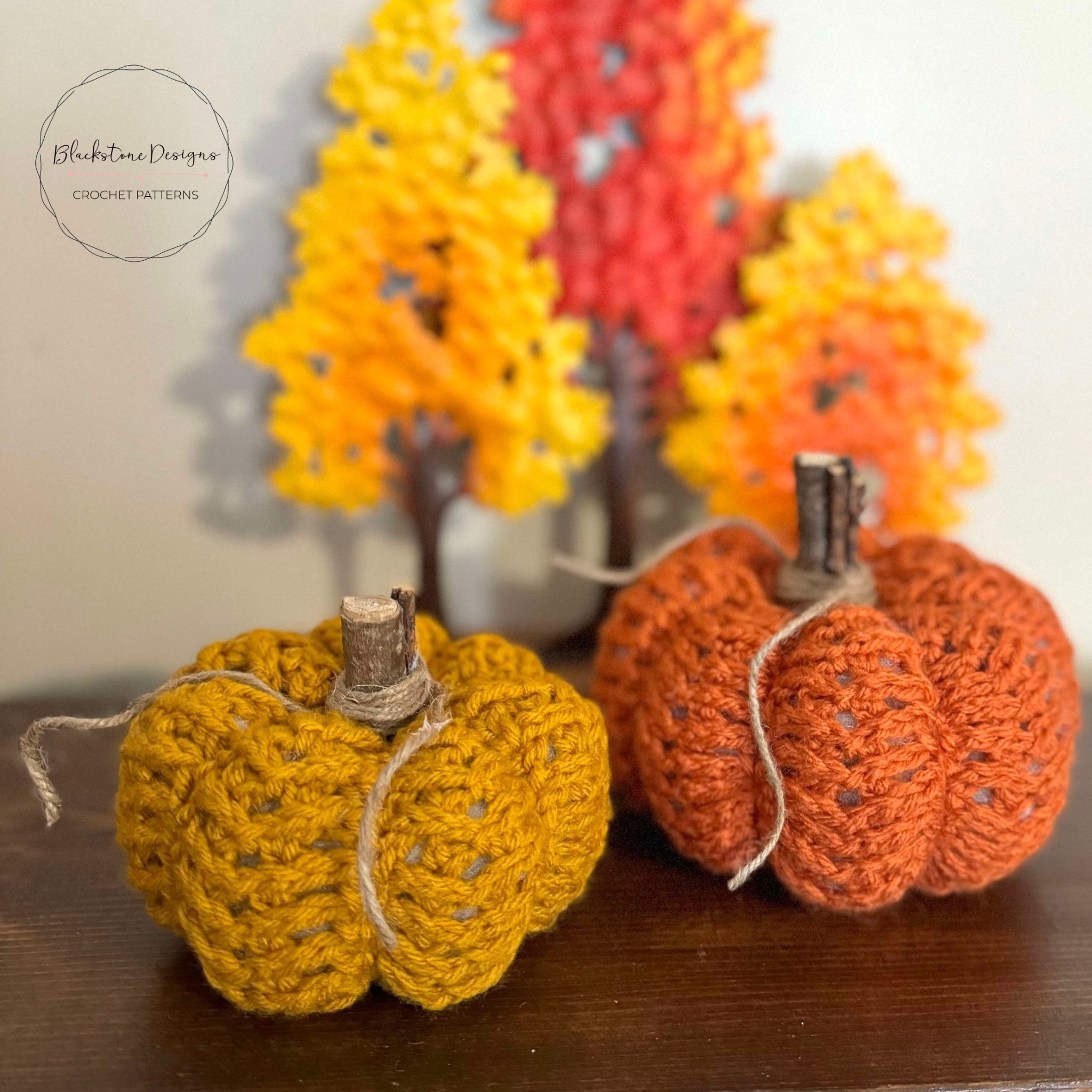 Herringbone Pumpkin Crochet Pattern