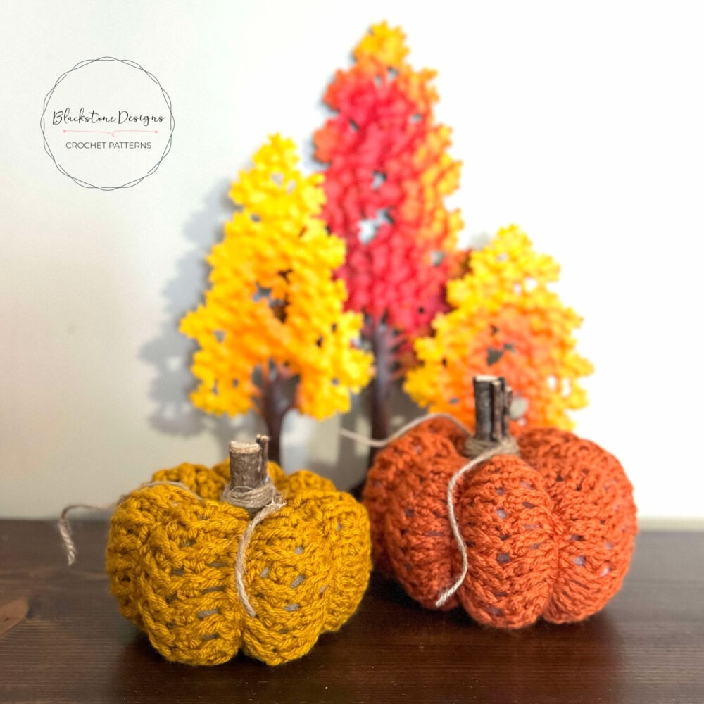 Herringbone Pumpkin Crochet Pattern