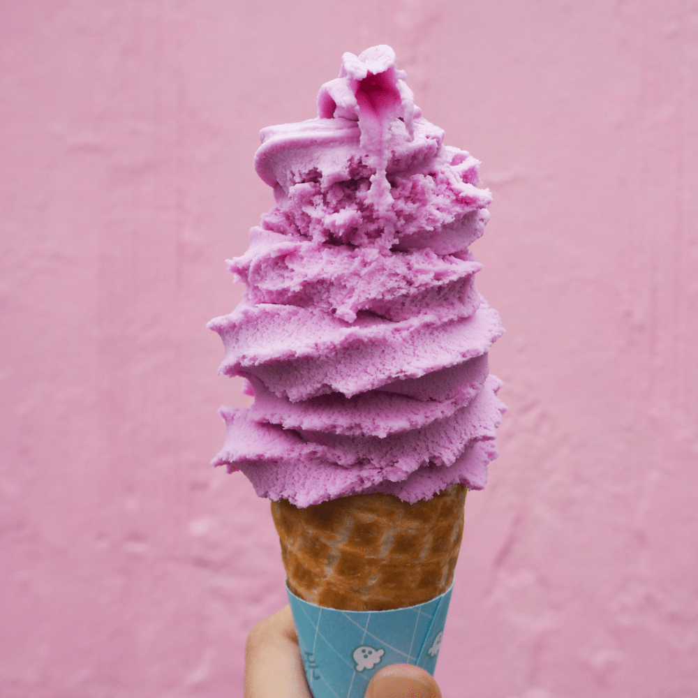 purple ice cream image