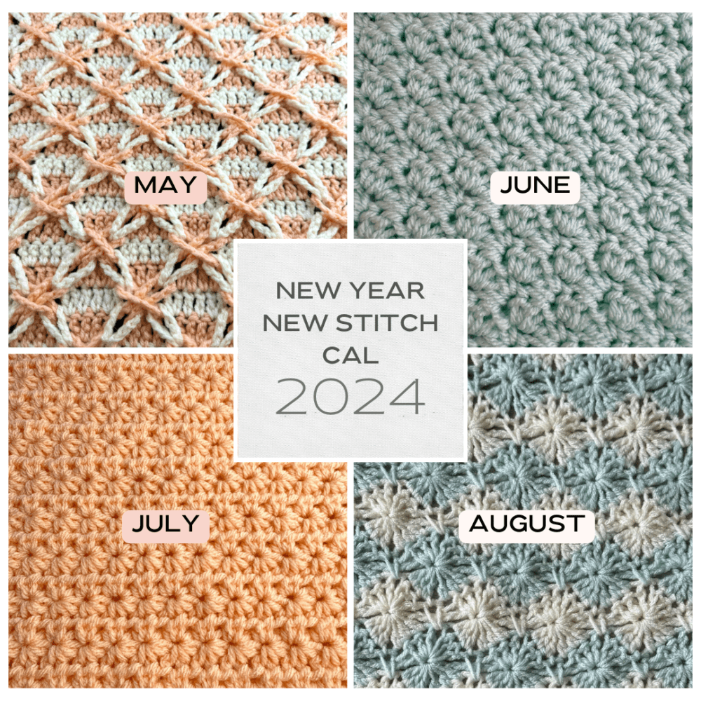 2024 Crochet Along Afghan Squares; How to Join Afghan Squares