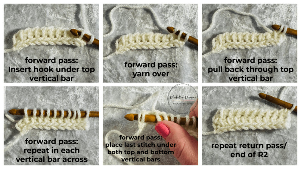 Tunisian Simple Stitch Tutorial for 2025 New Year New Stitch Crochet Along