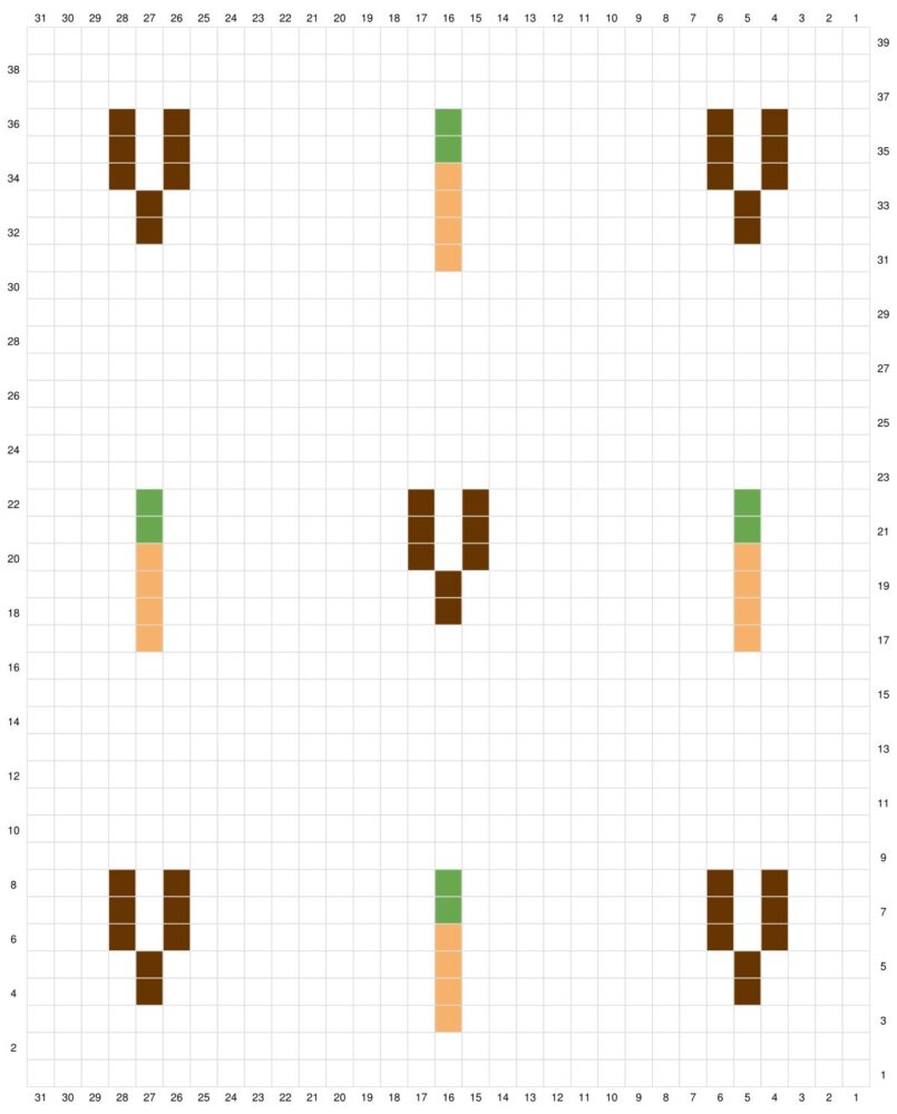 Crochet Baby Blanket Patterns Free tutorial color options chart