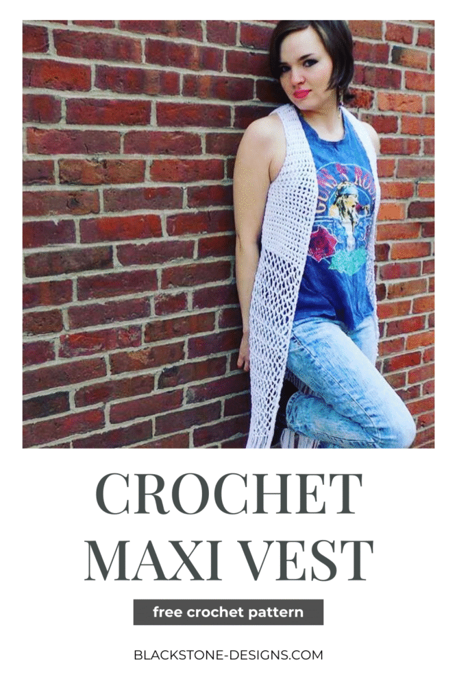 Lyrical Maxi Vest Crochet Pattern