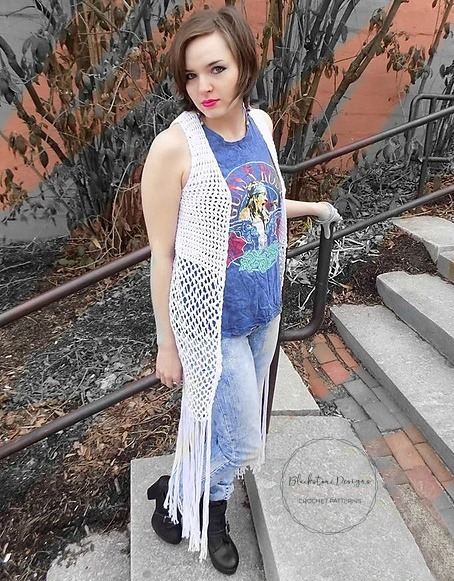 Crochet Maxi Vest Pattern