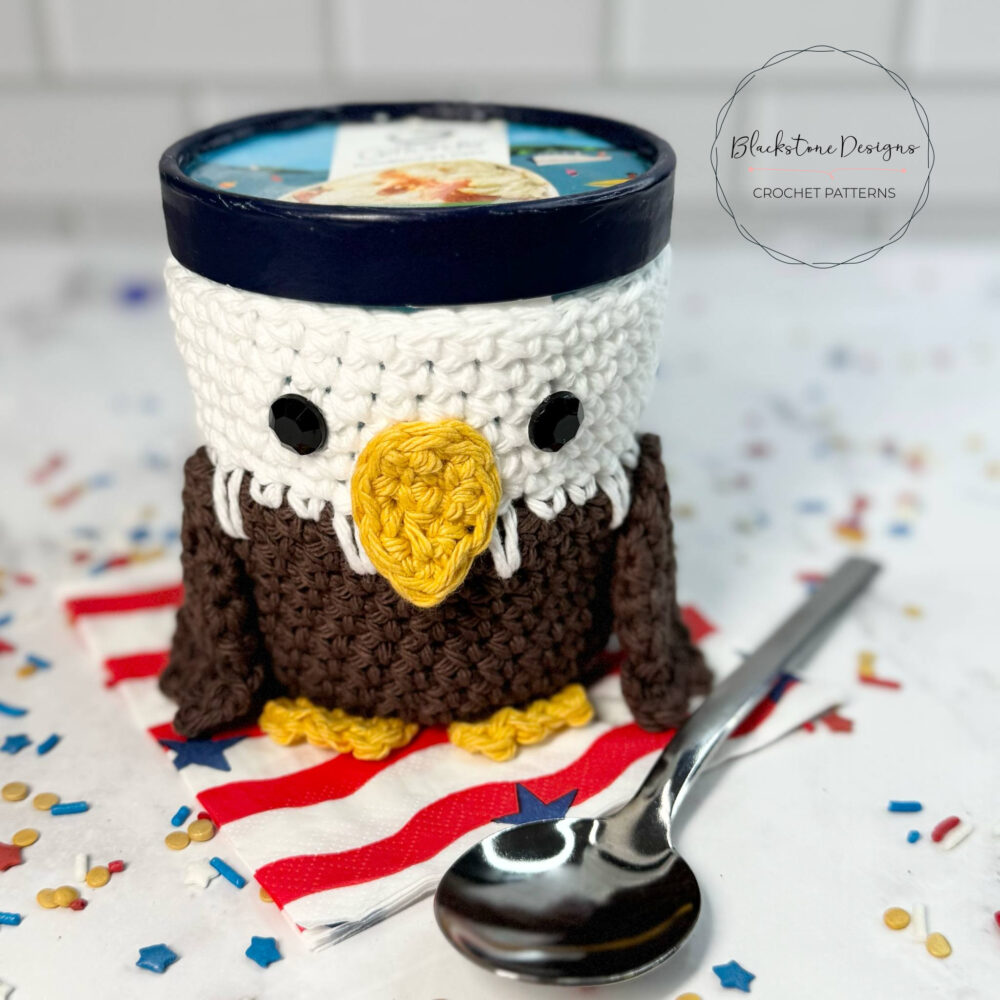 Crochet Americana Ice Cream Cozies Eagle Ice Cream Cozy Pattern