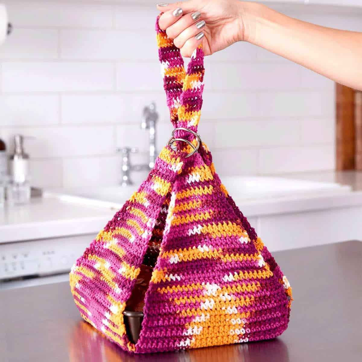 Crochet Kitchen Accessories Casserole Carrier Pattern