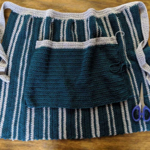 Crochet Kitchen Accessories Apron Pattern
