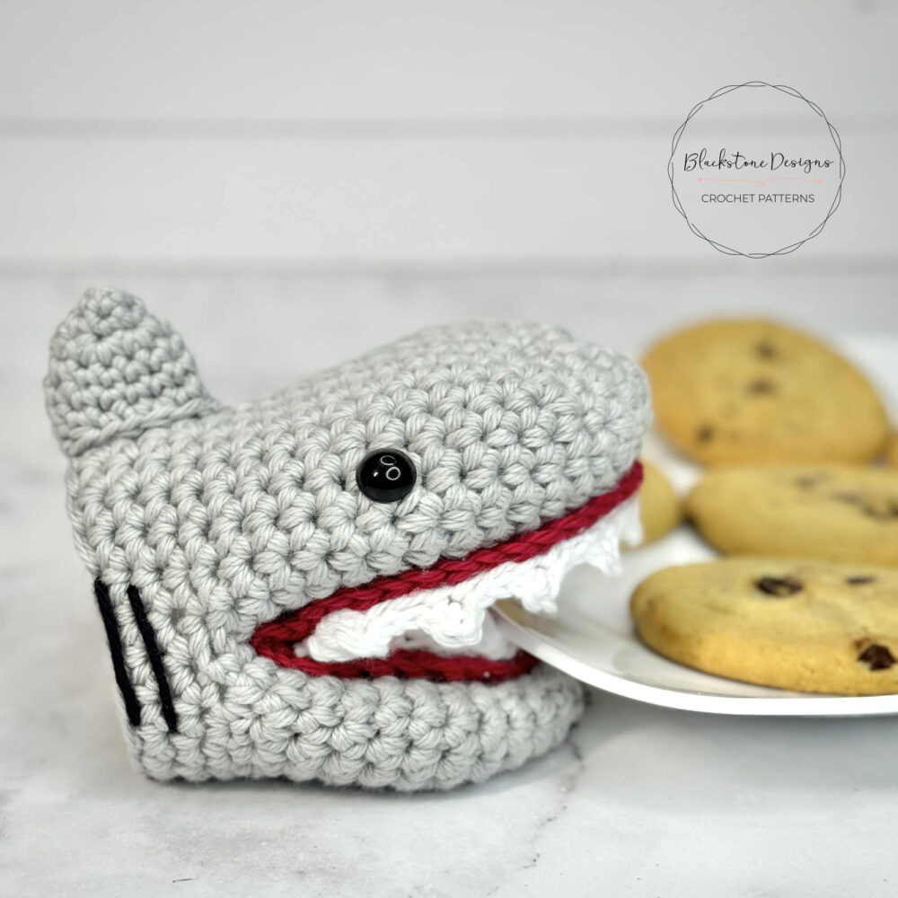 Shark Crochet Oven Mitt Pattern