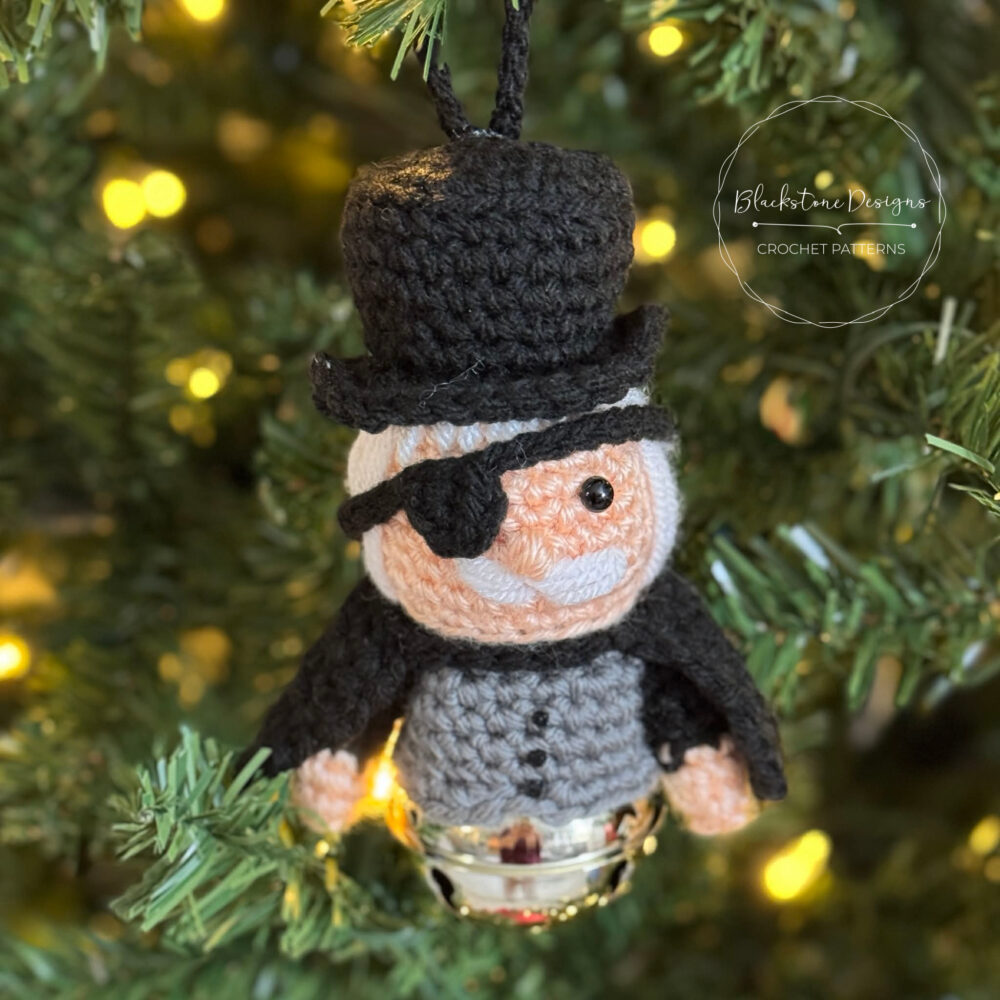 Crochet Nutcracker Drosselmeyer Ornament Pattern