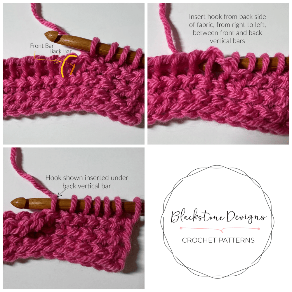 Tunisian Reverse Stitch Tutorial