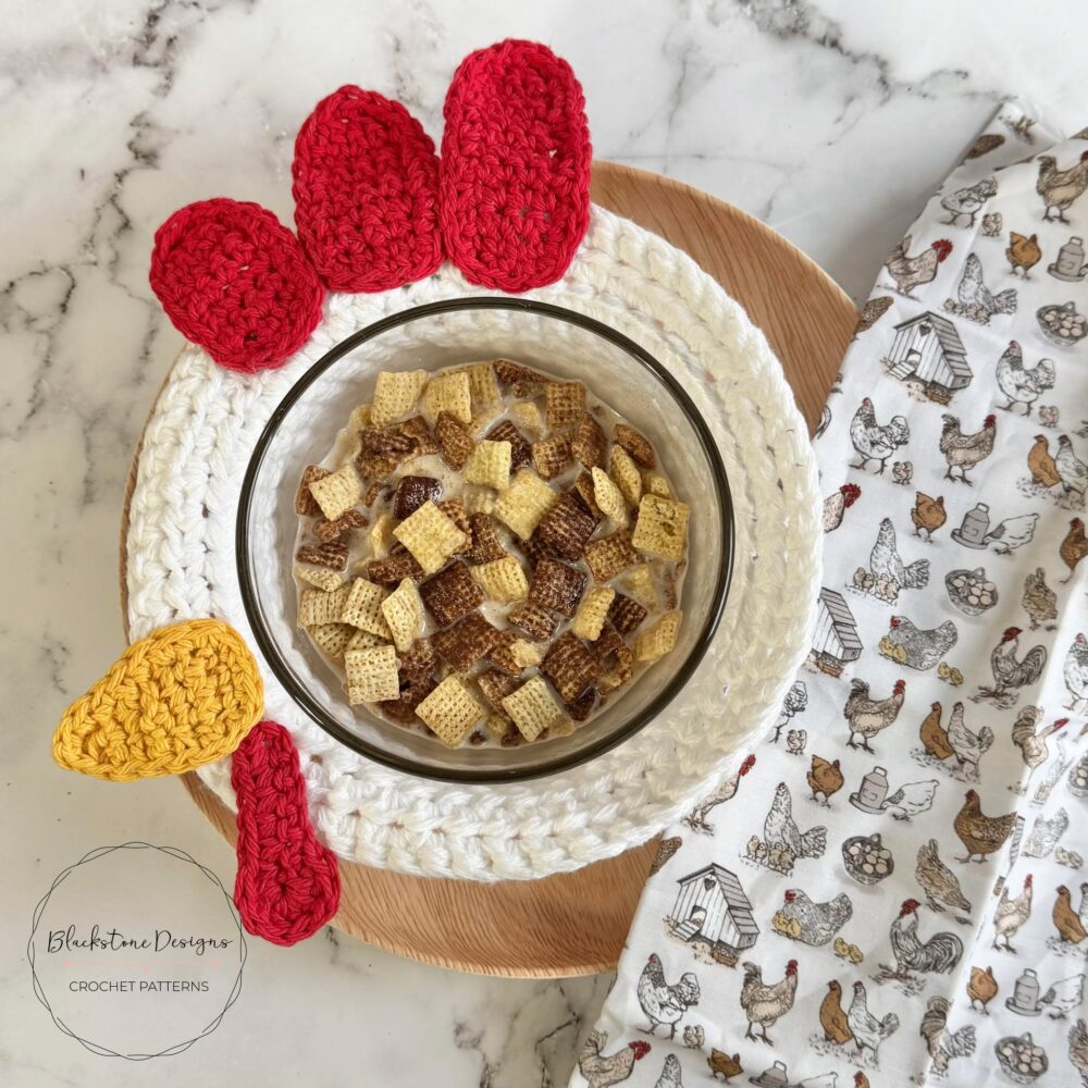 Crochet Chicken Bowl Cozy Pattern